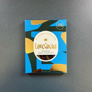 
                  
                    Love Cocoa Chocolate - The Willoughby Book ClubPeruvian Dark Chocolate 71% (Vegan) - 75g
                  
                