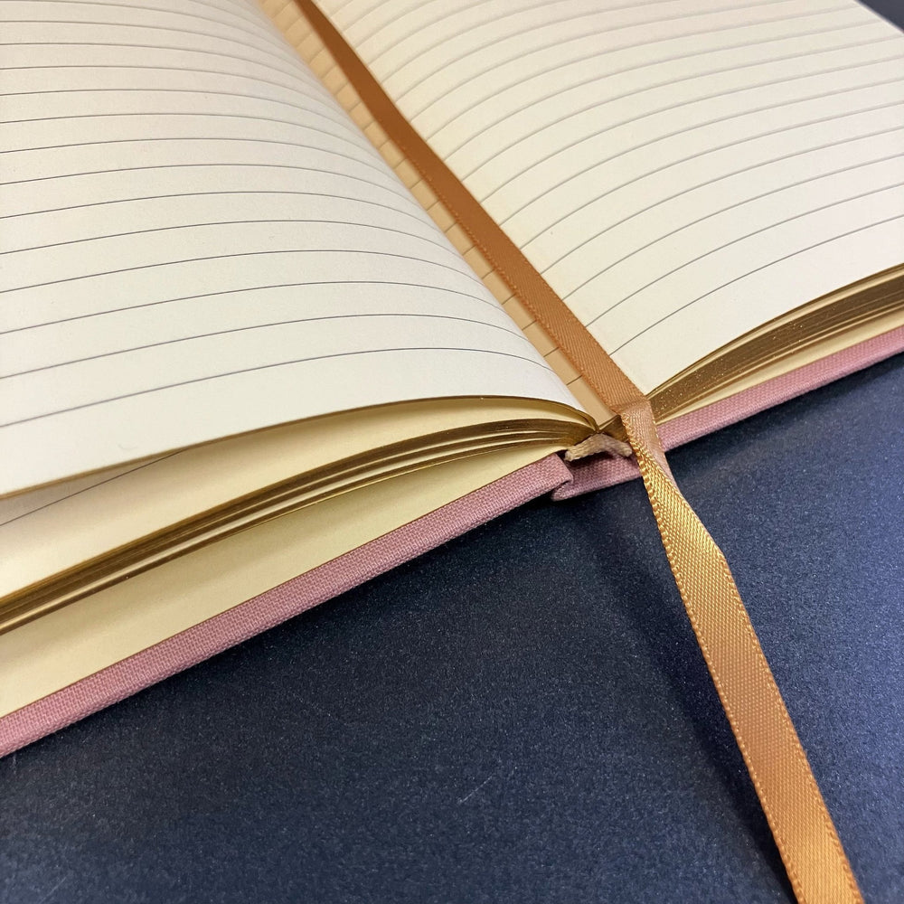 
                  
                    Pink Sun and Moon Notebook - The Willoughby Book Clubnotebook
                  
                
