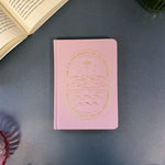 Pink Sun and Moon Notebook - The Willoughby Book Clubnotebook