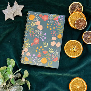 
                  
                    Teal Floral Spiralbound Notebook - The Willoughby Book ClubNon Book Product
                  
                