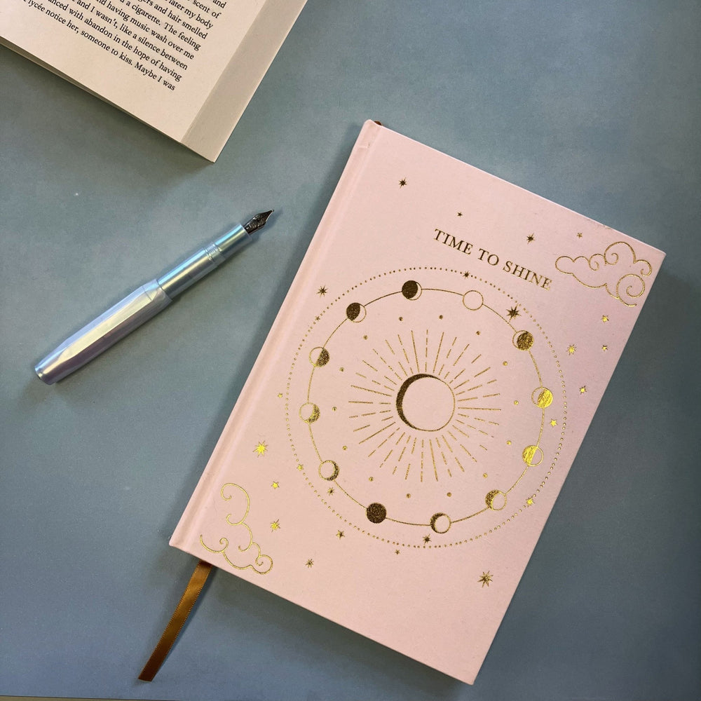 
                  
                    Time to Shine Notebook - The Willoughby Book Clubnotebook
                  
                