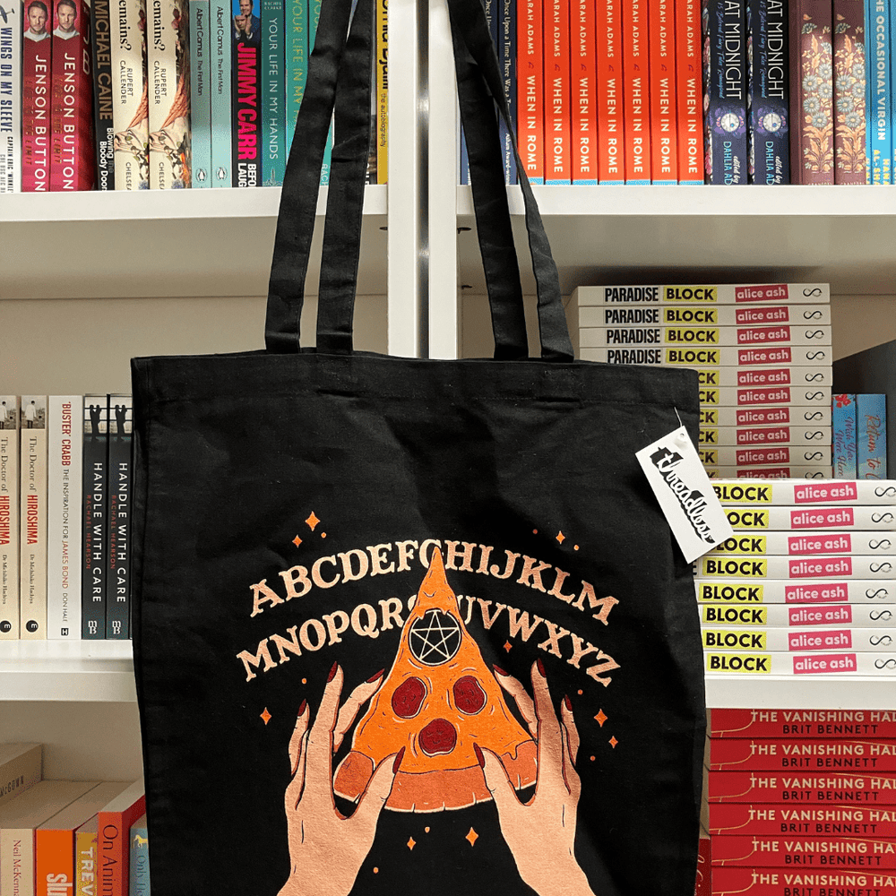 Tote Bag 'Ouija Pizza' by Thiago Correa - The Willoughby Book ClubHandbags, Wallets & Cases