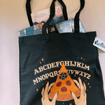 Tote Bag 'Ouija Pizza' by Thiago Correa - The Willoughby Book ClubHandbags, Wallets & Cases